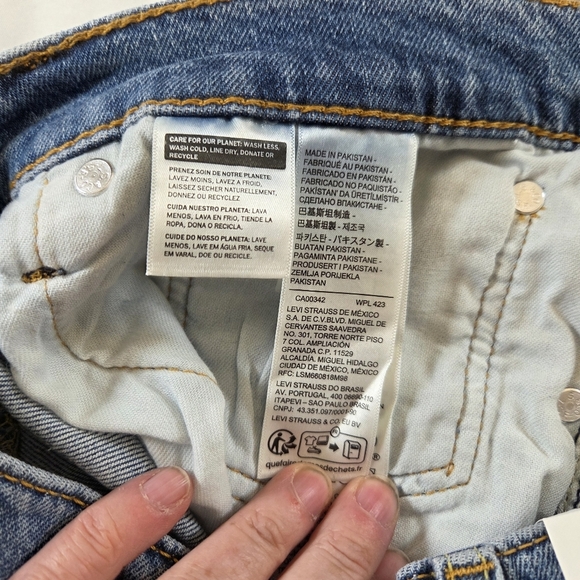 Levi's Men's 514 Straight Leg Jeans Size 34x32 - Picture 5 of 6